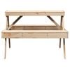 vidaXL Picnic Table Pine Solid pine wood Medium Picnic Table