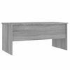 vidaXL Coffee Table Gray Sonoma Engineered wood 40.2x19.9x18.3 in