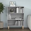 vidaXL Sideboard Gray Sonoma 27.4"x12.8"x35.4" Engineered Wood