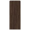 vidaXL Shoe Cabinet Brown Oak Engineered Wood Tall Shoe Cabinet