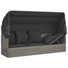 vidaXL Outdoor Lounge Bed Grey