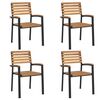 vidaXL Garden Dining Set Natural Acacia Wood
