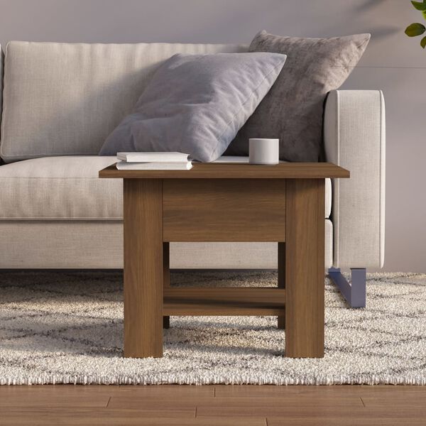 vidaXL Coffee Table Brown Oak Engineered Wood Medium Coffee Table