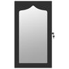 vidaXL Mirror Jewelry Cabinet Black
