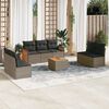 vidaXL Garden Sofa Set Grey