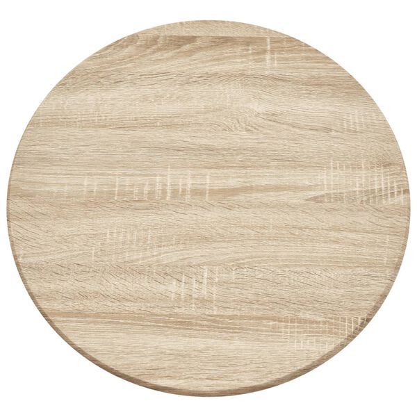 vidaXL Bar Set Black MDF with PVC coating Durable Bar Set Round