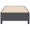 vidaXL Box Spring Bed Dark Grey 35.43 x 74.80 in Velvet