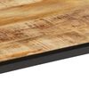 vidaXL Coffee Table Natural wood color Solid rough mango wood, Iron Medium