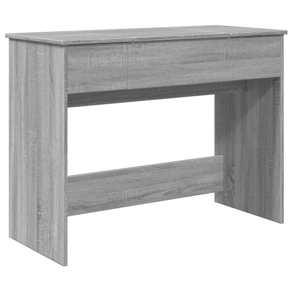 vidaXL Dressing Table Grey Sonoma Engineered wood, Glass Medium