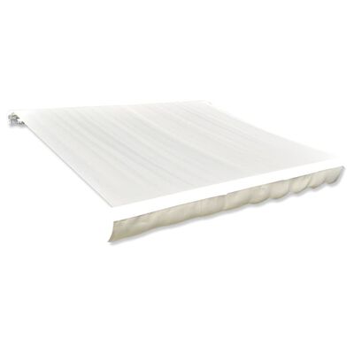 vidaXL Awning Top Sunshade Canvas Cream 13.1'x9.8' (Frame Not Included)