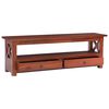 vidaXL TV Cabinet Brown Mahogany wood Medium TV Cabinet Rectangular