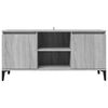 vidaXL TV Cabinet Grey Sonoma Engineered wood TV Cabinet Rectangular
