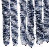 vidaXL Insect Curtain Blue and White 35.4x78.7" Chenille