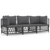 vidaXL Garden Lounge Set Anthracite