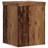 vidaXL Plant Stand Set of 2 Old Wood Engineered Wood 5.9x5.9x7.9 in