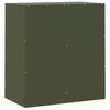 vidaXL Sideboard Olive Green Cold-rolled steel Medium Cabinet
