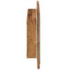 vidaXL Bathroom Mirror Old wood Engineered wood, glass 23.6x3.4x15.0 in