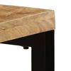 vidaXL Console Table Mango Wood Brown Solid mango wood and steel Medium