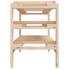 vidaXL Wine Rack 43.1x11.8x16.5" Solid Wood Pine