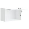 vidaXL Kitchen Wall Cabinet High gloss white Engineered wood Medium