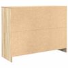 vidaXL Sideboard Sonoma Oak Engineered Wood 39.8 x 13.8 x 29.9 in