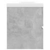 vidaXL Sink Cabinet With Basin Concrete Grey Engineered Wood, Ceramic