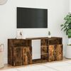 vidaXL TV Cabinet Smoked oak Engineered wood Medium TV Cabinet