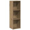 vidaXL Book Cabinet Artisan Oak Engineered Wood Medium Book Cabinet