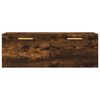 vidaXL Wall Cabinet Smoked Oak Engineered Wood Wall Cabinet Rectangular