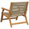 vidaXL Garden Furniture 2 pcs Beige 67 x 76 x 73 cm Solid Acacia Wood