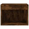 vidaXL Bedside Cabinet Set of 2 Smoked Oak Engineered wood Standard