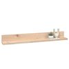 vidaXL Wall Shelf Natural Wood Solid pine wood 31.5 x 4.3 x 3.5 in
