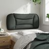 vidaXL Headboard Cushion Dark Grey Polyester with PP Fiber Filling