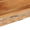 vidaXL Wall Shelf Natural wood Solid Acacia wood 19.7 x 15.7 in