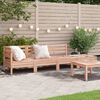 vidaXL Garden Sofa Natural wood Solid Douglas wood 4-Seater Modular