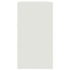 vidaXL Sideboard White Cold-rolled steel Medium Cabinet Rectangular