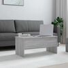 vidaXL Coffee Table Gray Sonoma Engineered wood 40.2x19.9x18.3 in