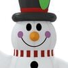 vidaXL Inflatable Snowman Multicolor Oxford fabric with PU coating