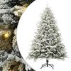vidaXL Artificial Pre-lit Christmas Tree Green 70.9" PVC and PE