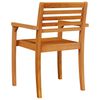vidaXL Garden Chair Set of 6 Natural Acacia Solid Acacia wood Standard