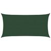 vidaXL Sunshade Sail 1.75 oz/ft² Dark Green 9.8x19.7' HDPE