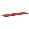 vidaXL Garden Bench Cushion Melange Red Polyester 78.7 in x 15.7 in