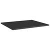 vidaXL Shelf Set of 8 High gloss black Engineered wood 23.6x19.7x0.6 in