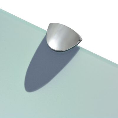vidaXL Floating Shelf Glass 23.6"x3.9" 0.3"