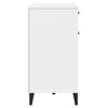 vidaXL Storage Cabinet White Engineered wood and plastic Medium