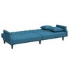 vidaXL Sofa Bed Blue Velvet (100% polyester), plywood, foam Large