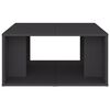 vidaXL Coffee Table Set of 4 Grey Engineered Wood Small Coffee Table