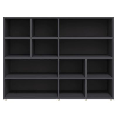 vidaXL Side Cabinet Gray 38.2"x12.6"x28.3" Chipboard