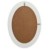 vidaXL Wall Mirror White Wood, glass, engineered wood 19.7 x 27.6 in