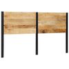 vidaXL Headboard Brown Solid Mango Wood 70.9 in Durable Headboard